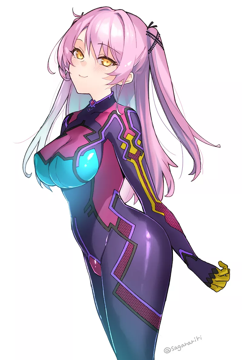 Hoshimi Suzuka Pilot Suit (Sagara Riri ) [Senpai ga ore to chikyuu wo horoboshi ni kiteru ]