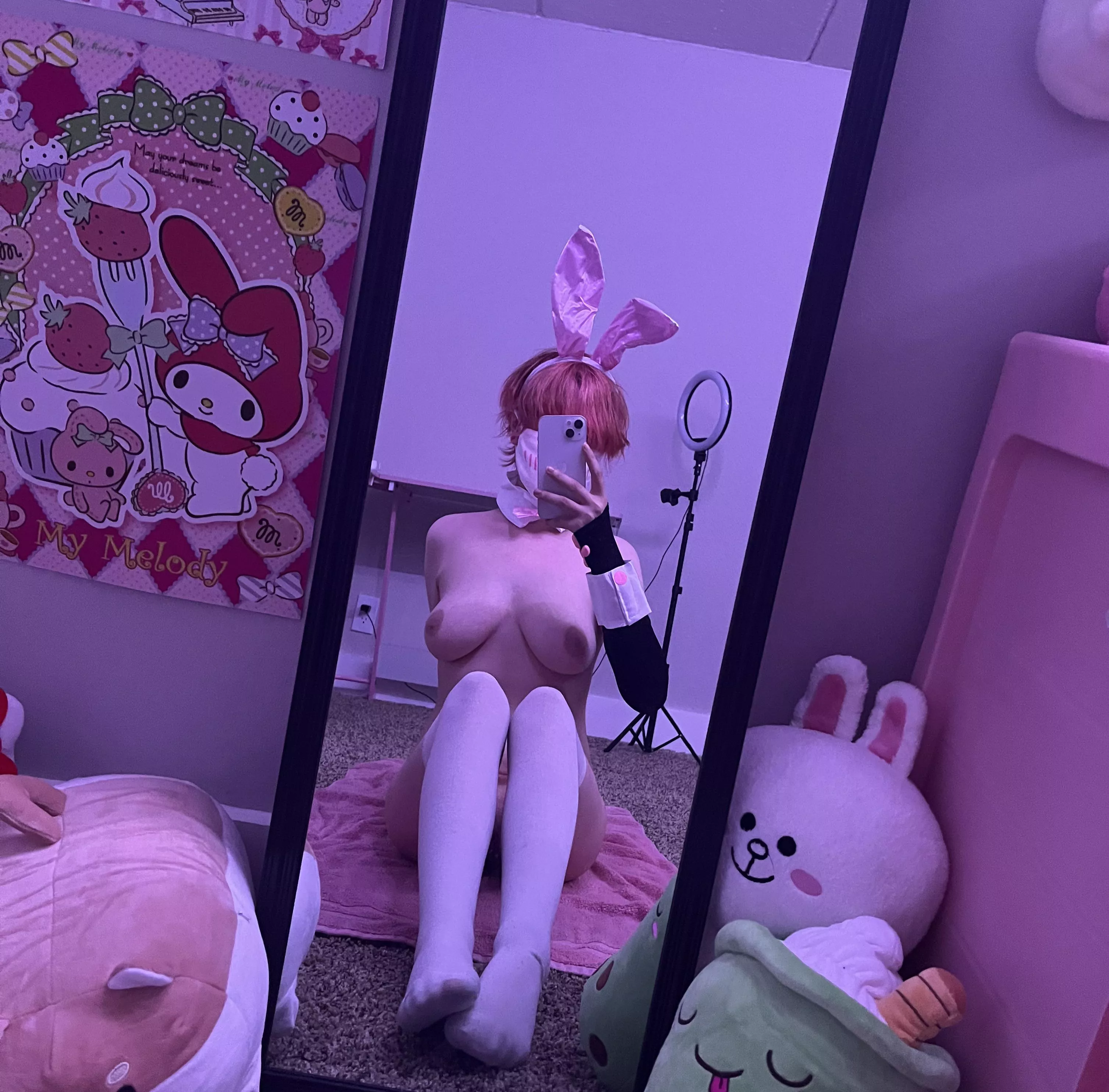 kawaii goth bunny🤍