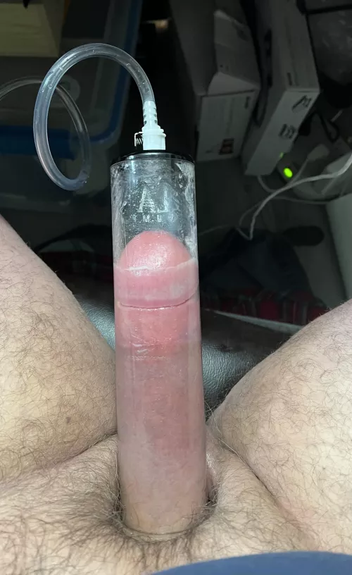 Packed - doing length training want to hit 8.5 - this is a lapump 9x2 so it doesn’t suck down on base as much due to the big base but more real I guess.