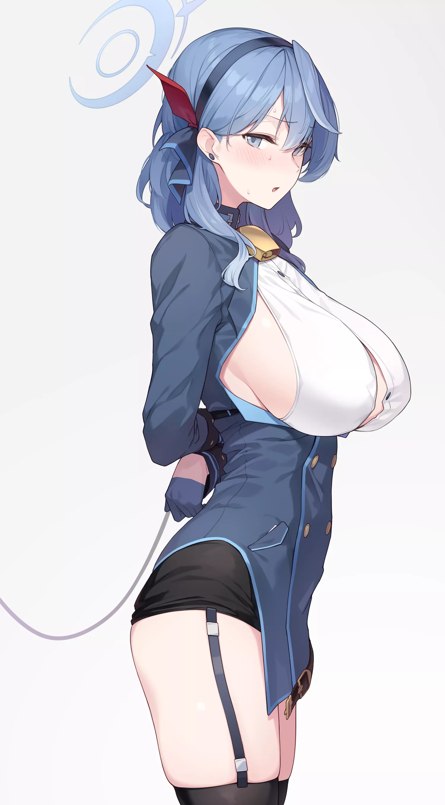 Ako being summoned by Sensei (enosan)[Blue Archive]