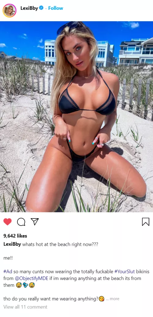 (cuntagram) @LexiBby - Am I blocking the view???