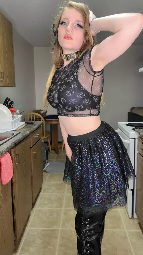 My stubble is poking through