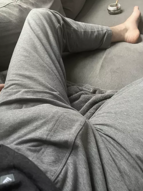 The second I put these sweats on after work I get a semi ;)