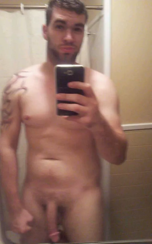 What would you say if you walked in on me like this?