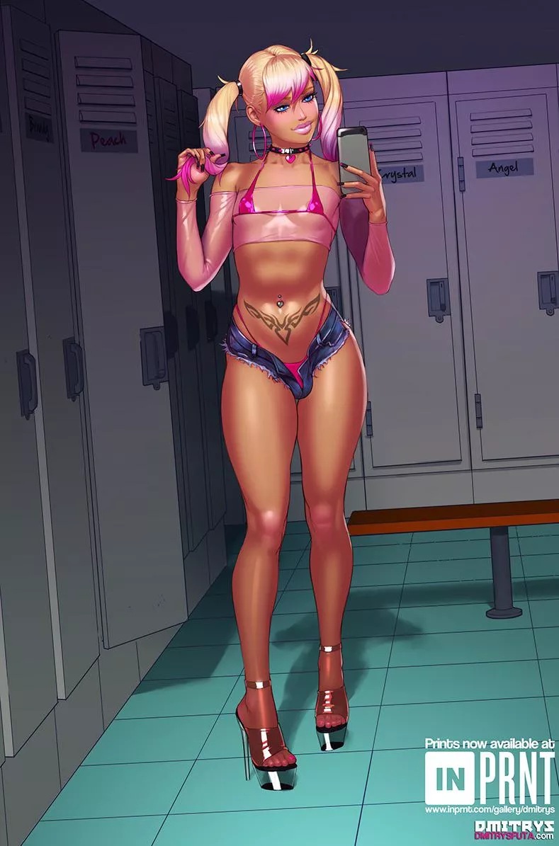 Risky selfies in the boys locker room (dmitrys)