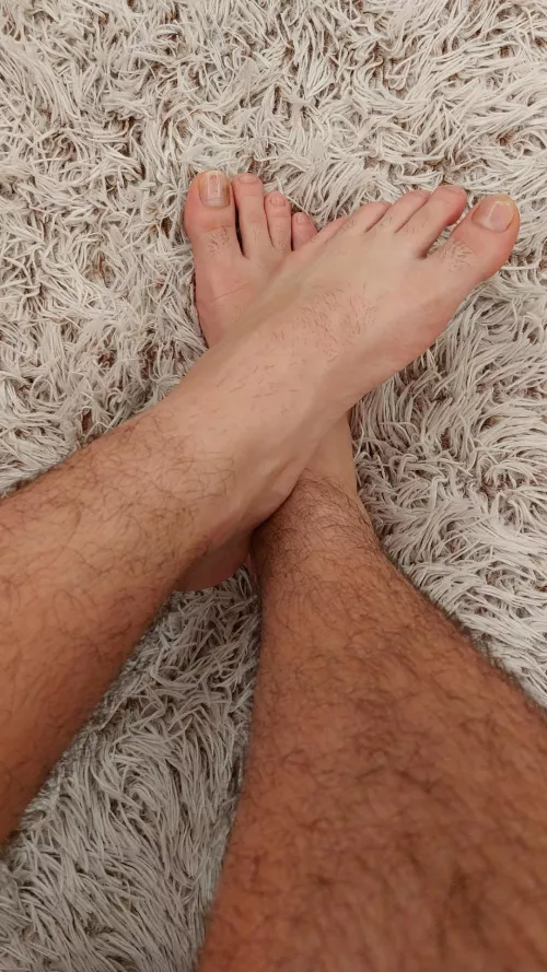 soft soles on a soft carpet
