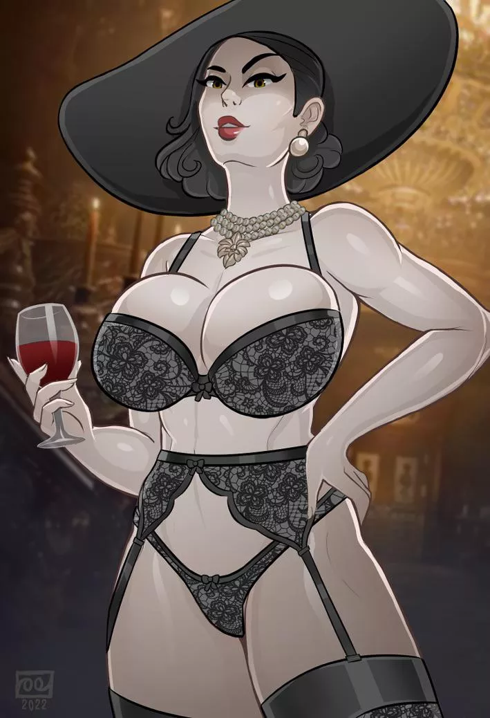 Alcina Dimitrescu in lingerie (Monolithic-Sloth) [Resident Evil]