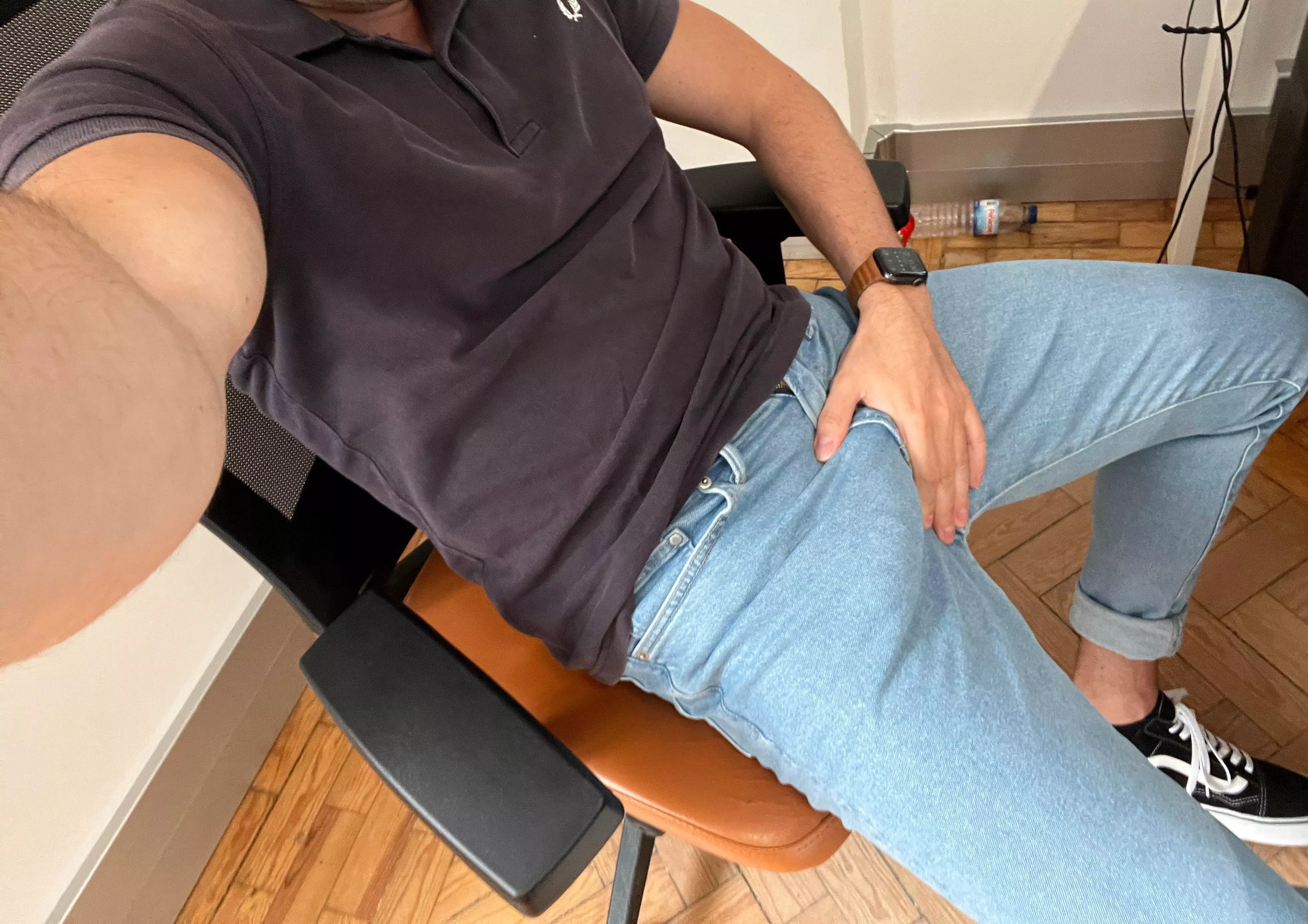 co worker is teasing so much, I can’t hold these for much longer…