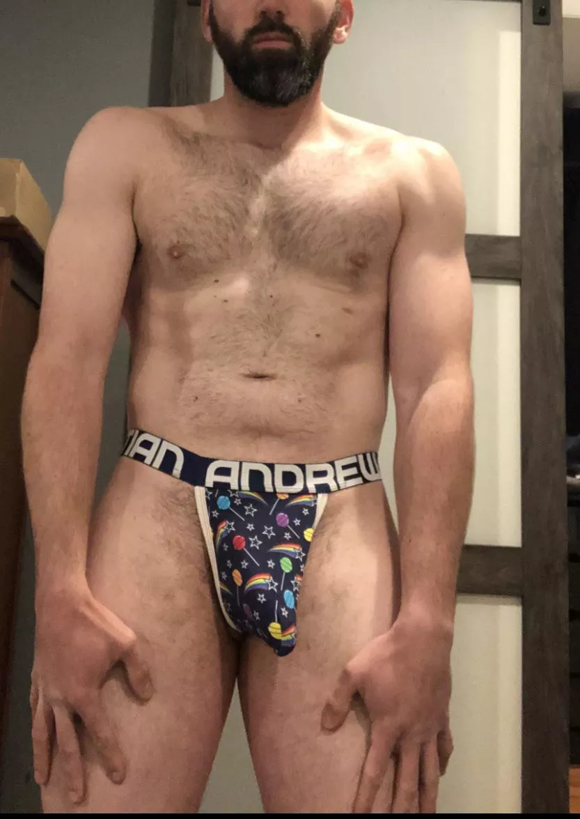 Cum grab my package