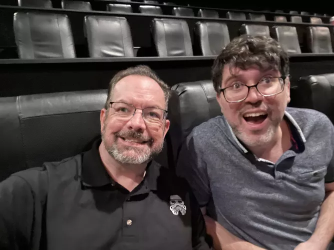 Excited to see Rogue One in IMAX with Sweetie.