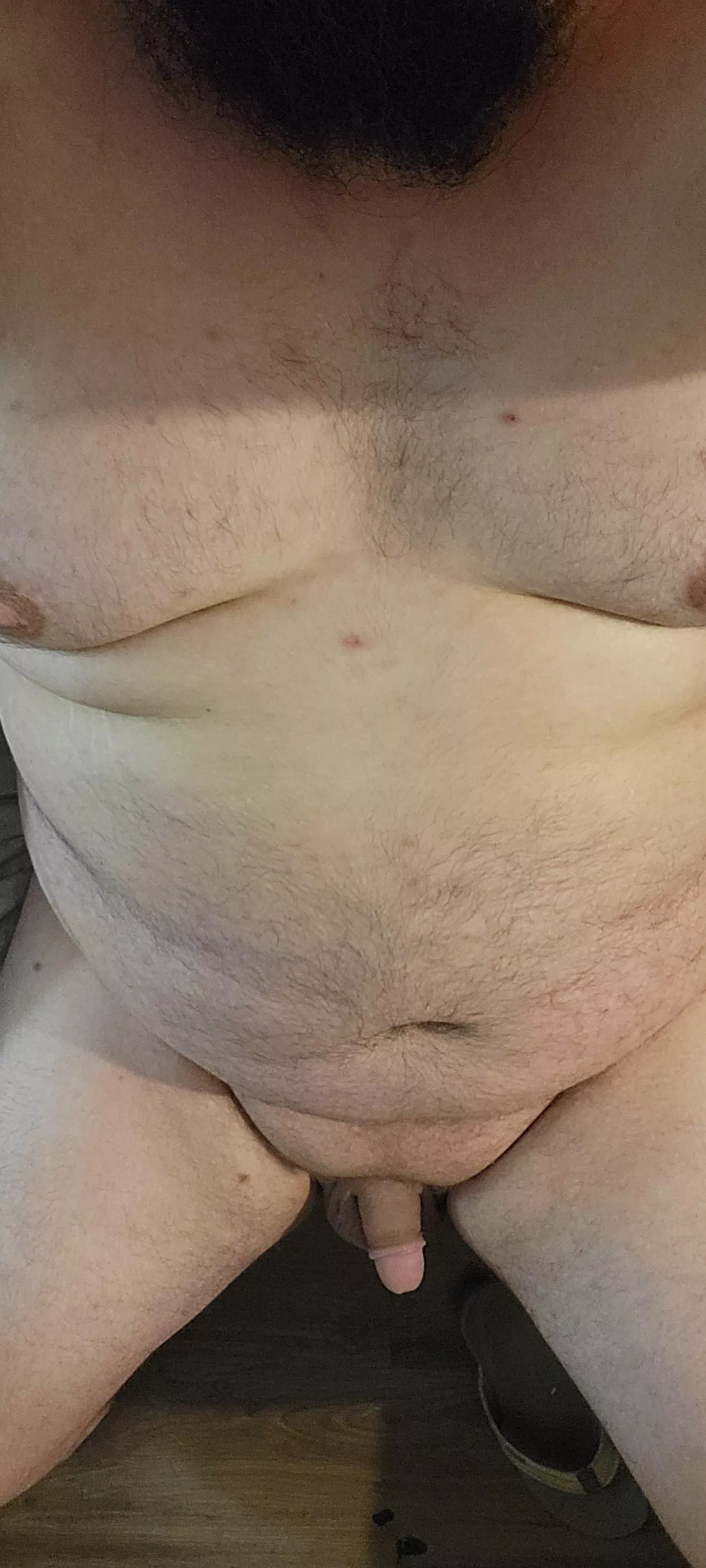 Just chilling on the couch before getting ready for the day. anyone else enjoy lounging in the nude?