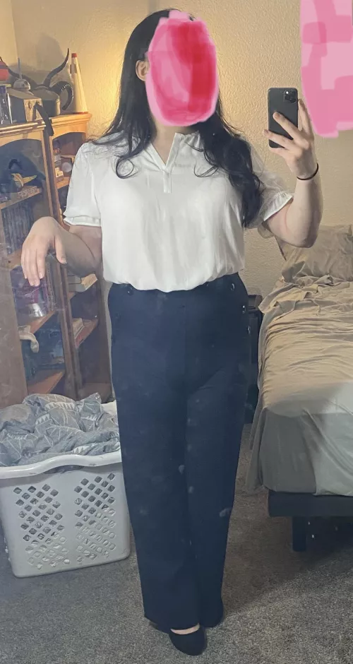 More feminine pants, no chance of being seen as a worthwhile man.