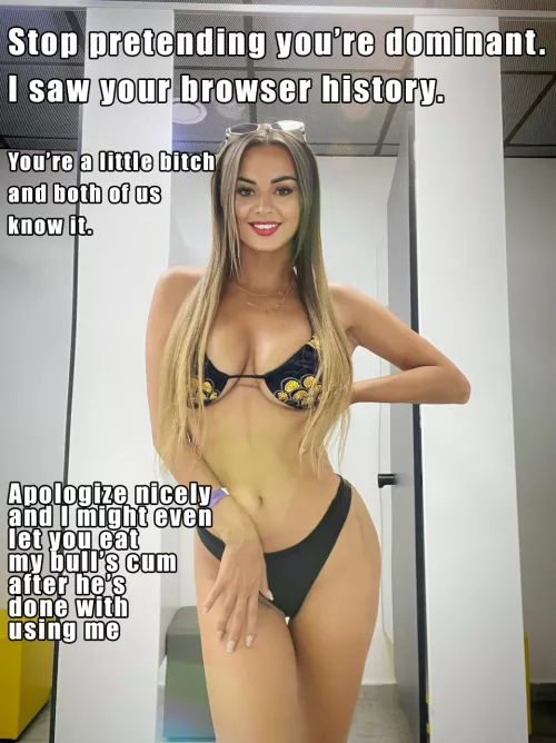 The thought of alpha cum excites you too much.