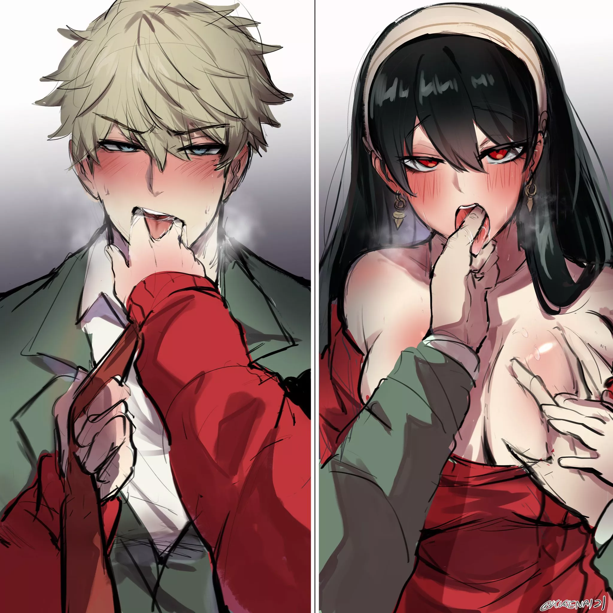 A Husband and Wife Get Horny for Each Other with Yor & Loid (Kurenaiz) [Spy x Family]