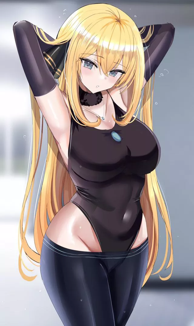 Cynthia in a leotard (adamant369)