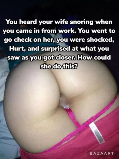 Do you wake her up and confront her or let her sleep it off and let us slide?