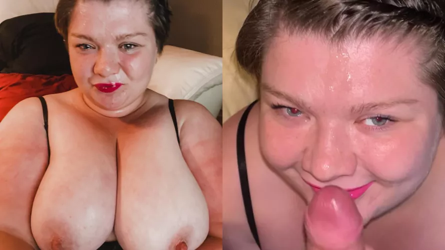 Got him off twice in 30 minutes with my mouth. Got rewarded with two facials.