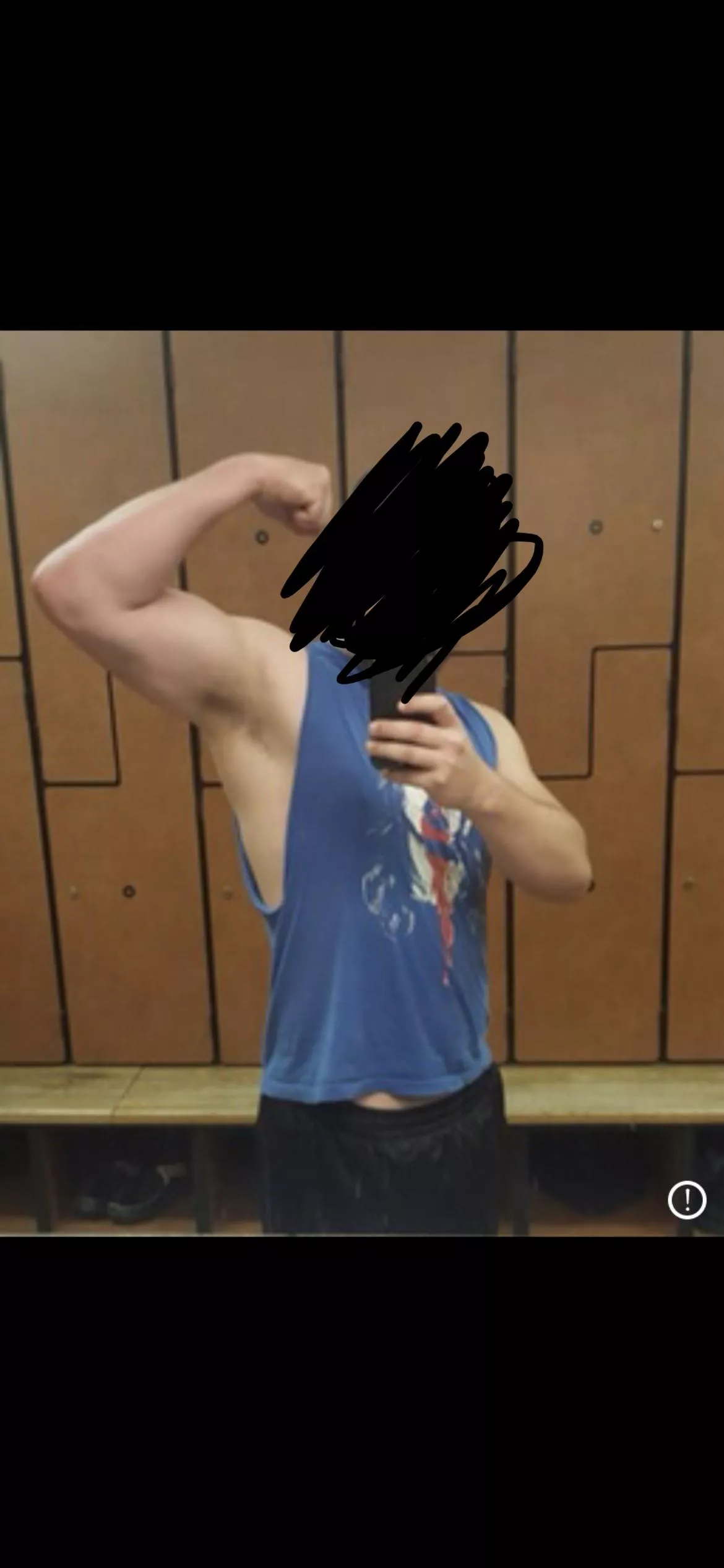 Gym flexing