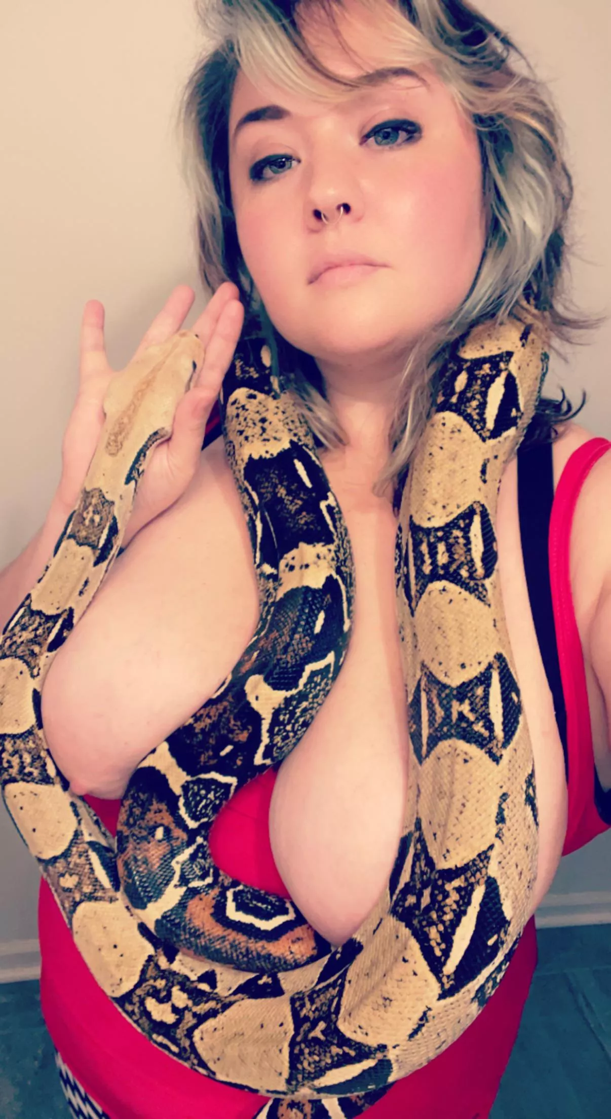 Have you ever handled a snake this big while you were stoney baloney?