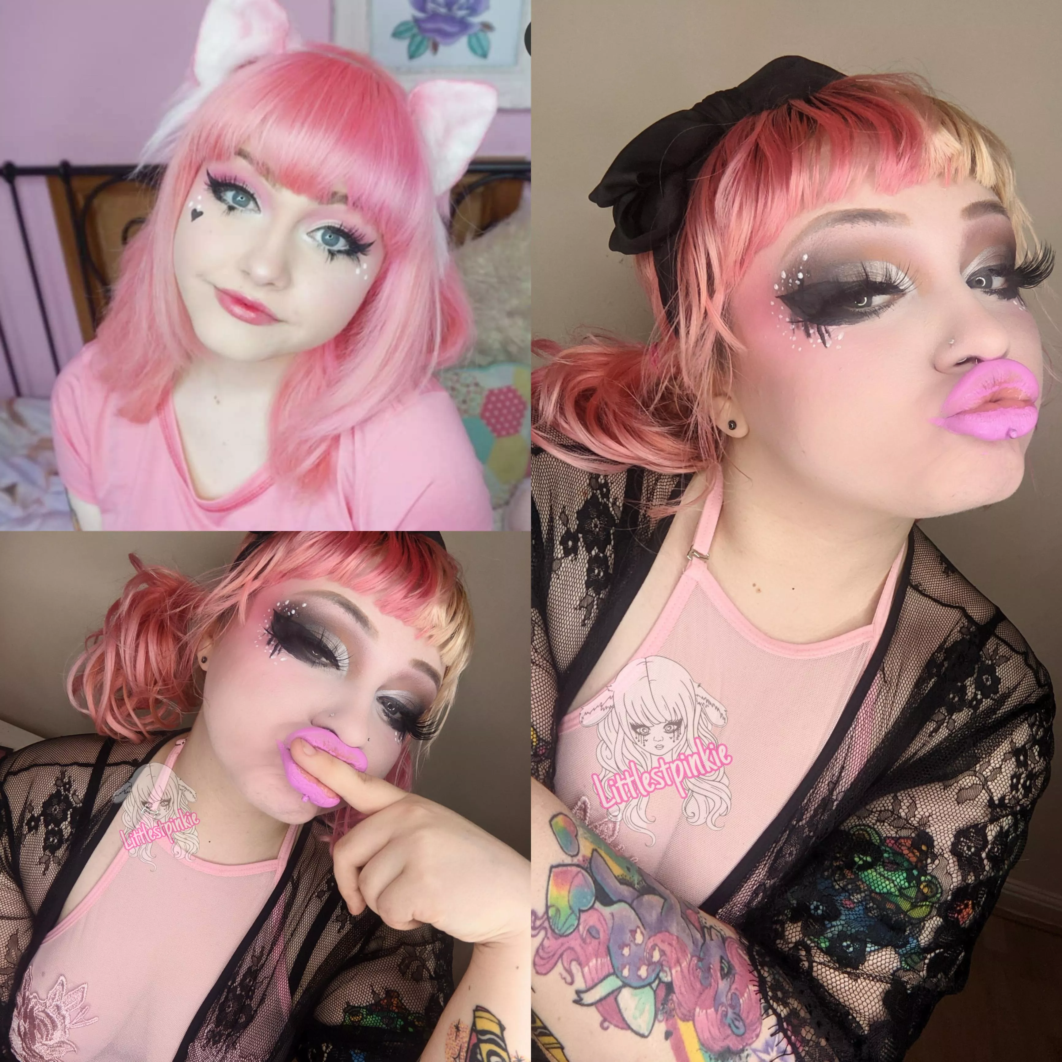 Hi 'Im Missy! I always liked being cute and girly but recently I've been getting more and more into looking like a sex doll. I love big fat heavy eyelashes, obnoxious lipstick and dressing slutty. I'm 18 in the top left and the other two pics I'm 21 Hi 'Im Missy! I always liked being cute and girly but recently I've been getting more and more into looking like a sex doll. I love big fat heavy eyelashes, obnoxious lipstick and dressing slutty. I'm 18 in the top left and the other two pics I'm 21