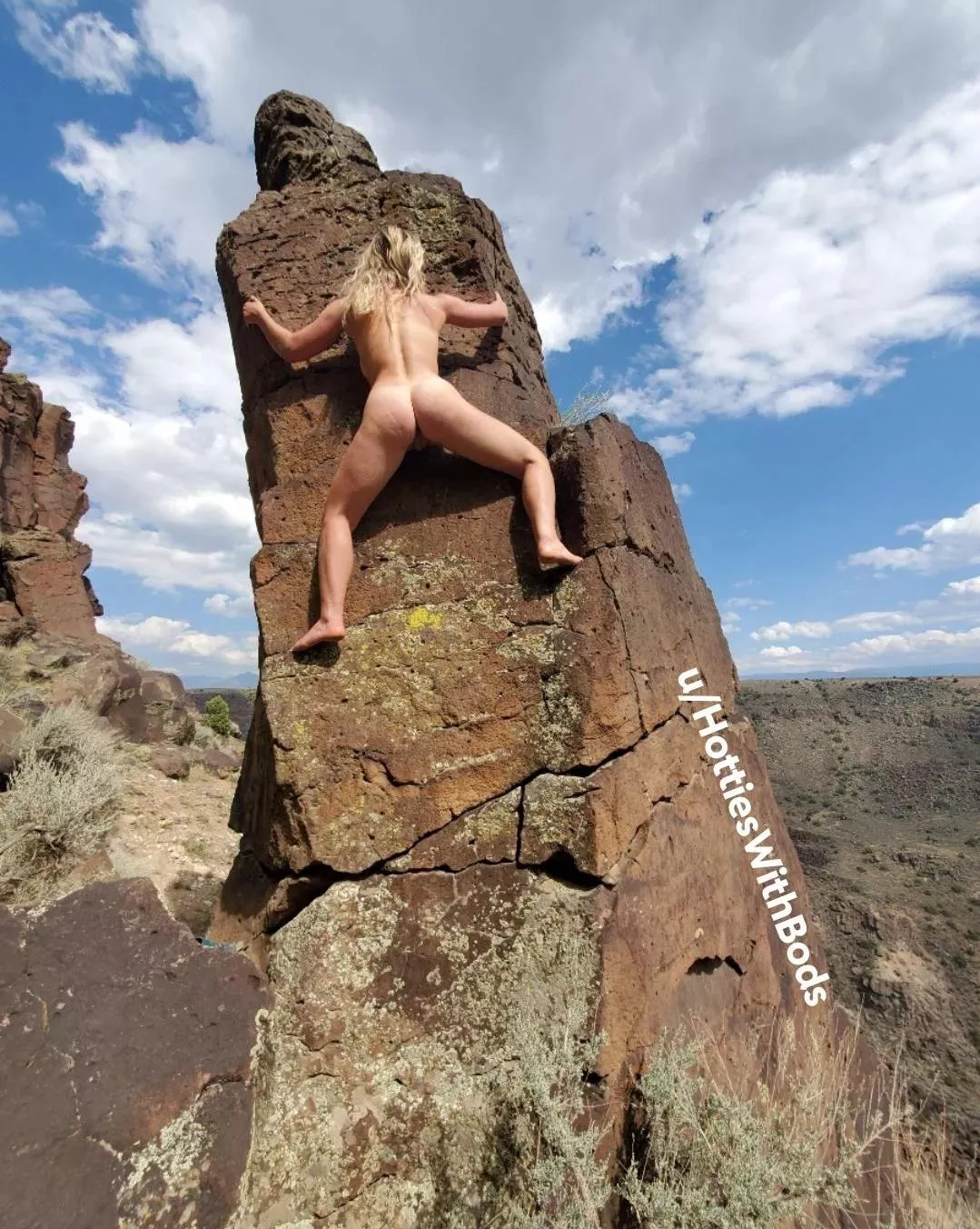 Hopefully the other climbers didn't fall because of me 😜