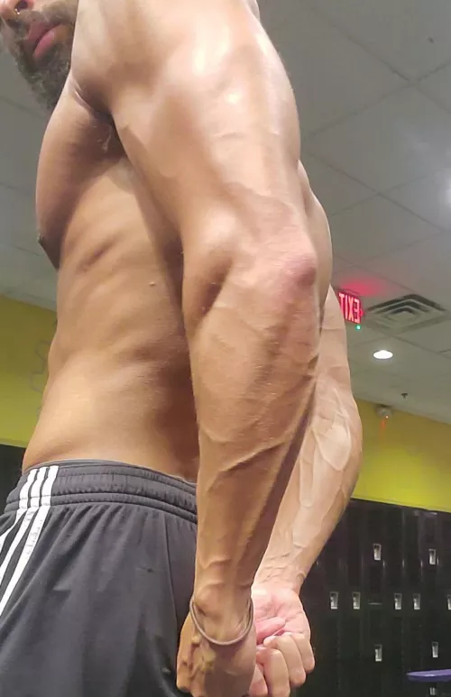 i wonder what would happen if i actually trained my forearms 😅