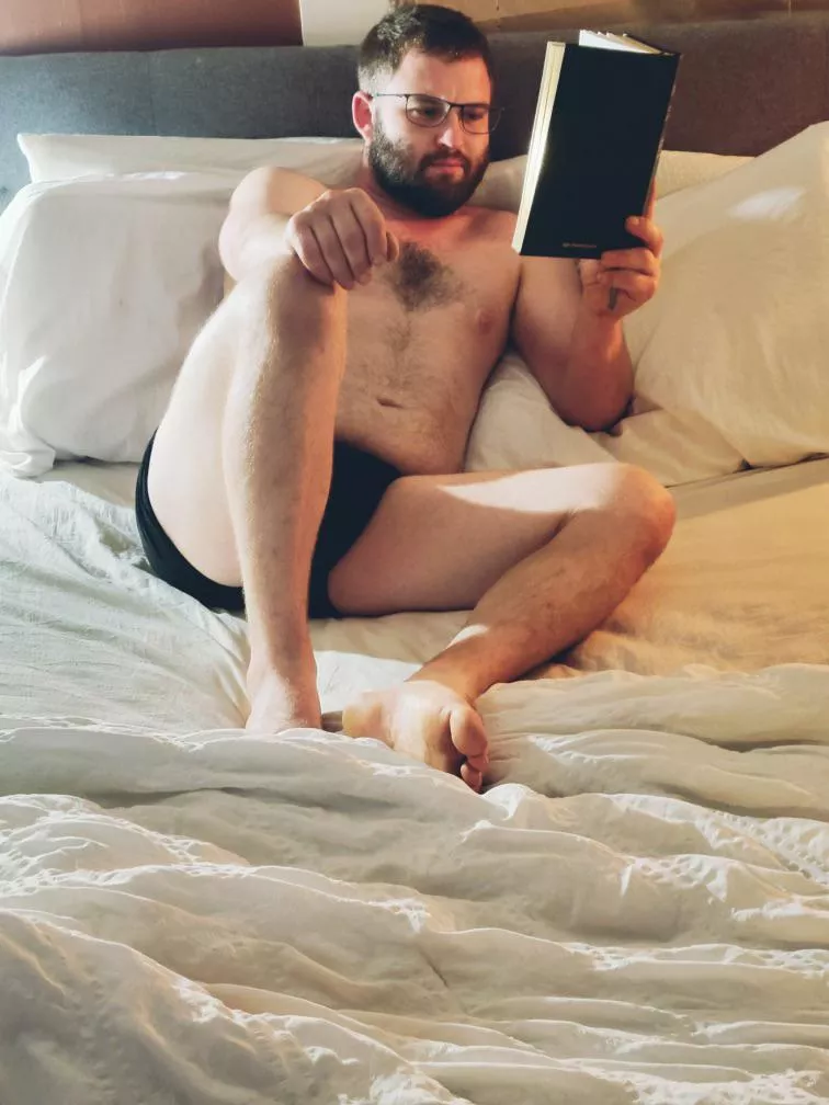 Just reading.