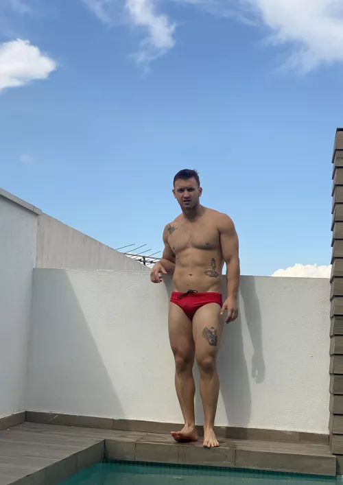 Me this weekend by the pool