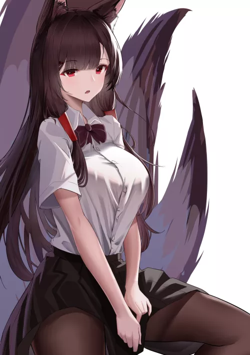 School girl Akagi