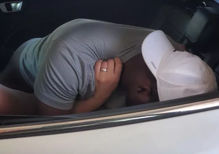 Went shopping at the mall and met a U of NM football player. Hubby found me just in time to catch him draining his huge dick all over me.