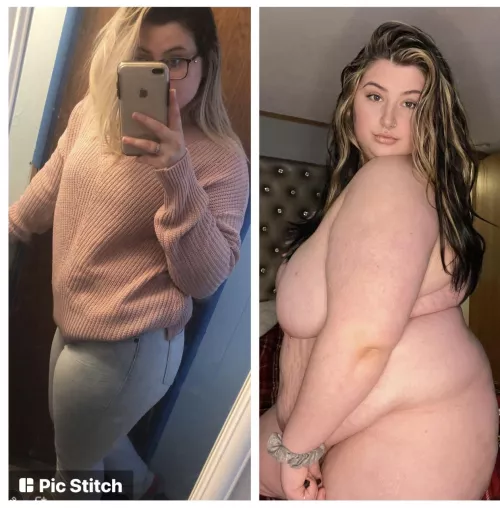 Can you believe I let myself turn into a fat piggie 😅😅