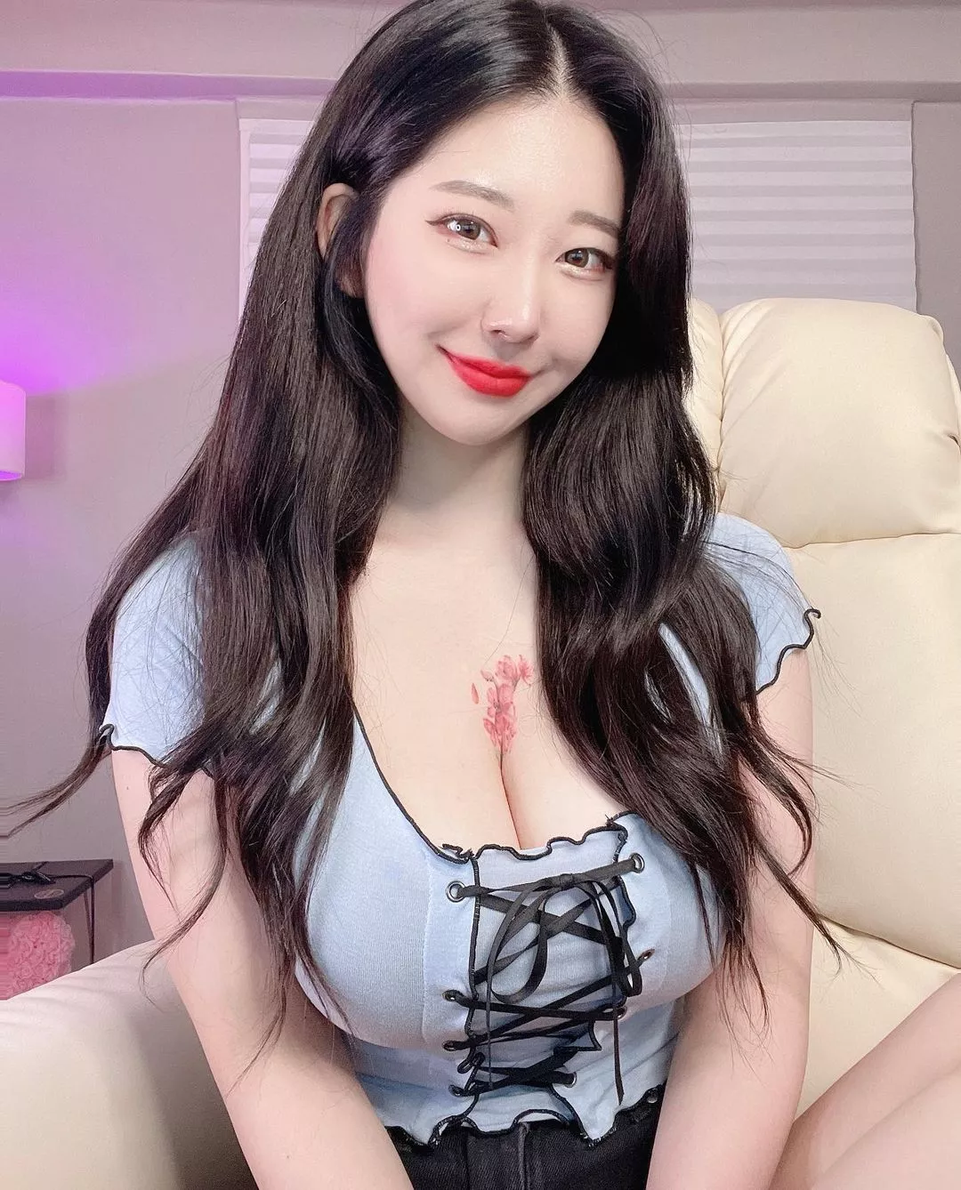 Cleavage tattoo