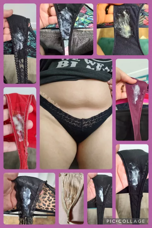 Do I get my panties wet enough for you? [OC]