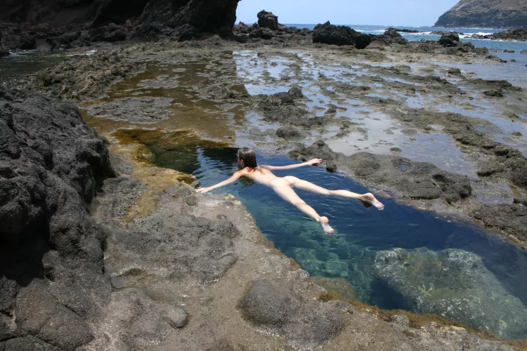 Floating around here all alone in the nature many years ago