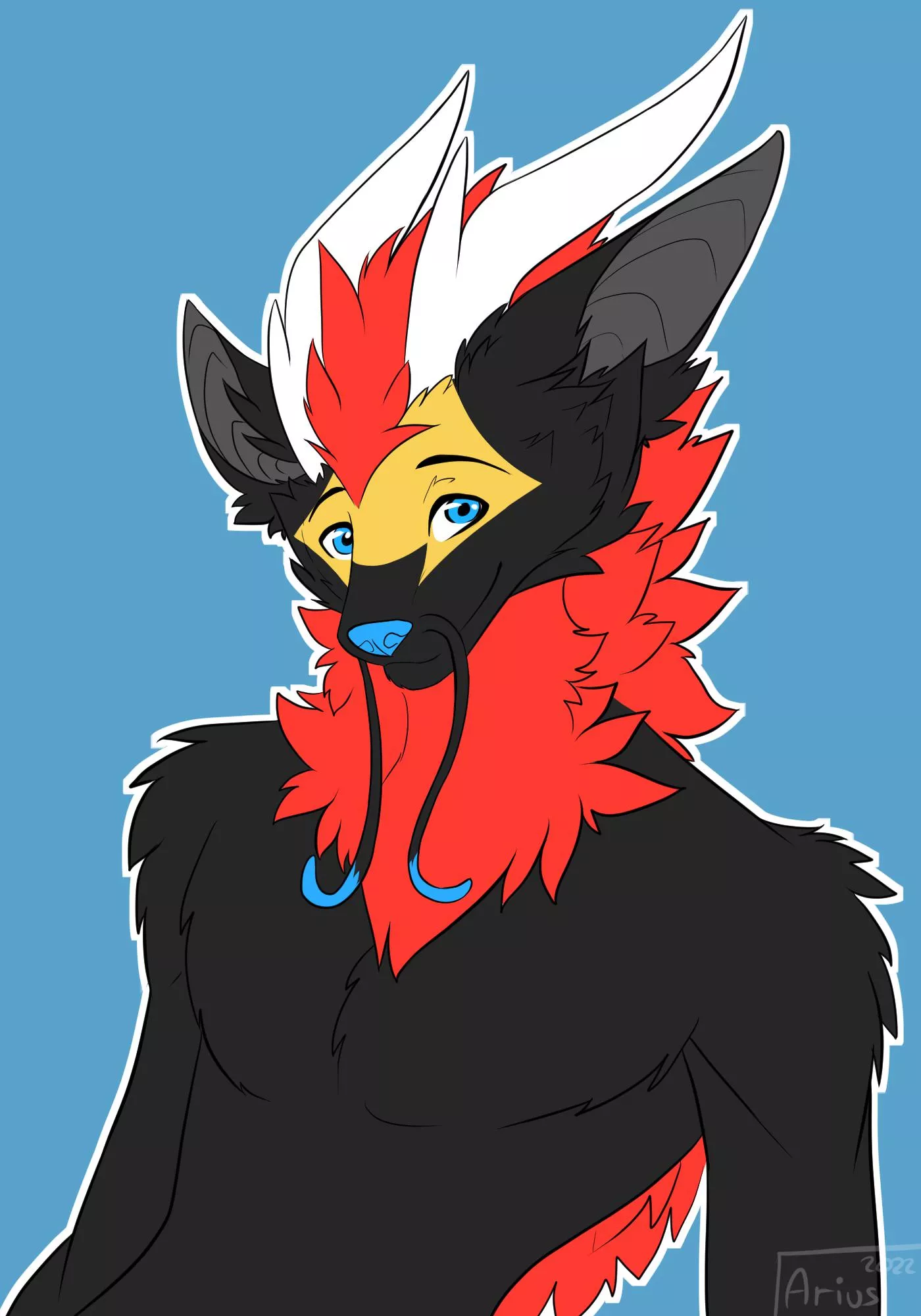 i finally got my first commission and i am gobsmacked how he turned out, huge thanks to the artist @AriusTheYeen on twitter, you did an amazing job ! i finally got my first commission and i am gobsmacked how he turned out, huge thanks to the artist @AriusTheYeen on twitter, you did an amazing job !