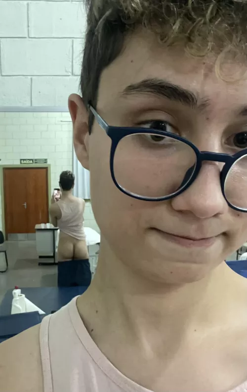 Just taking a selfie at school 😊😜 [20yo]