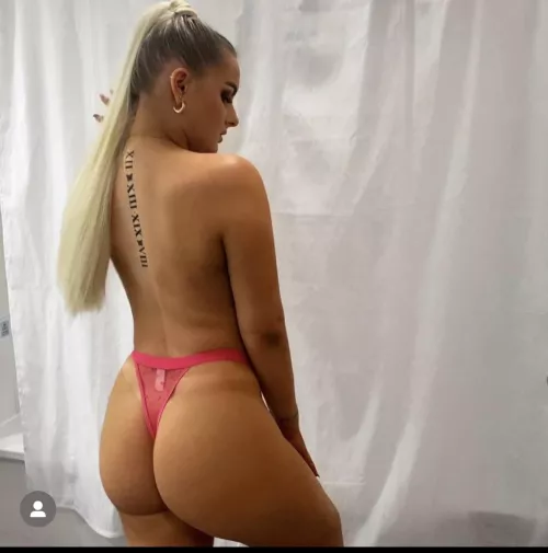 More topless blonde chav