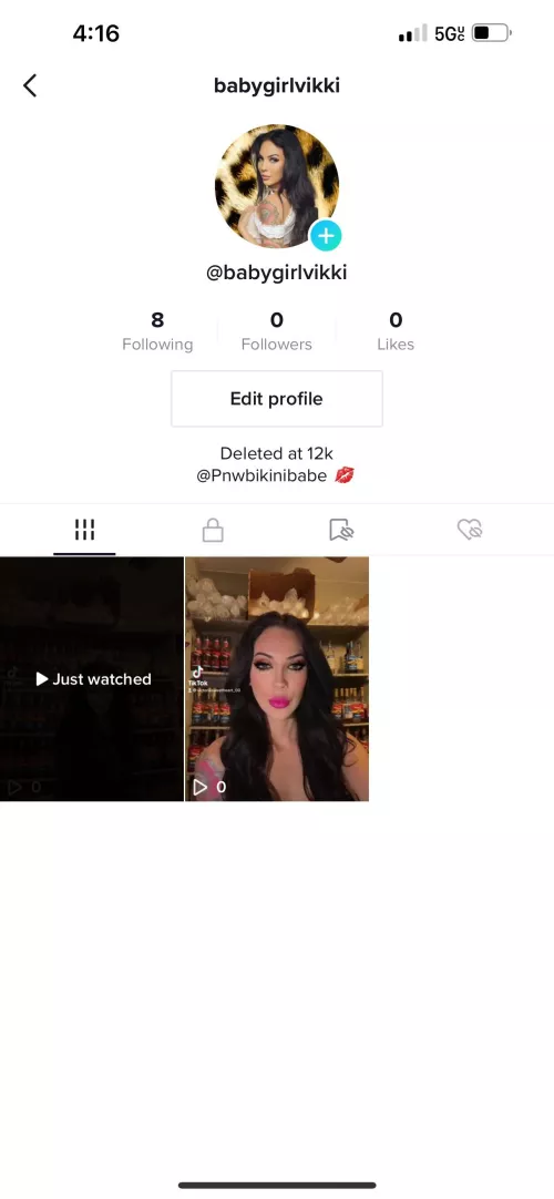 @pnwbikinibabe is my insta 💋 but follow my new TikTok for daily lives ;) my original got deleted at 12k