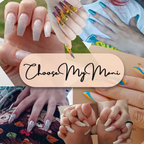 Some AddictiveAriel Nail porn 🤤👅 6 past sexy sets I've had... and the chance to choose My newest one 😏😉