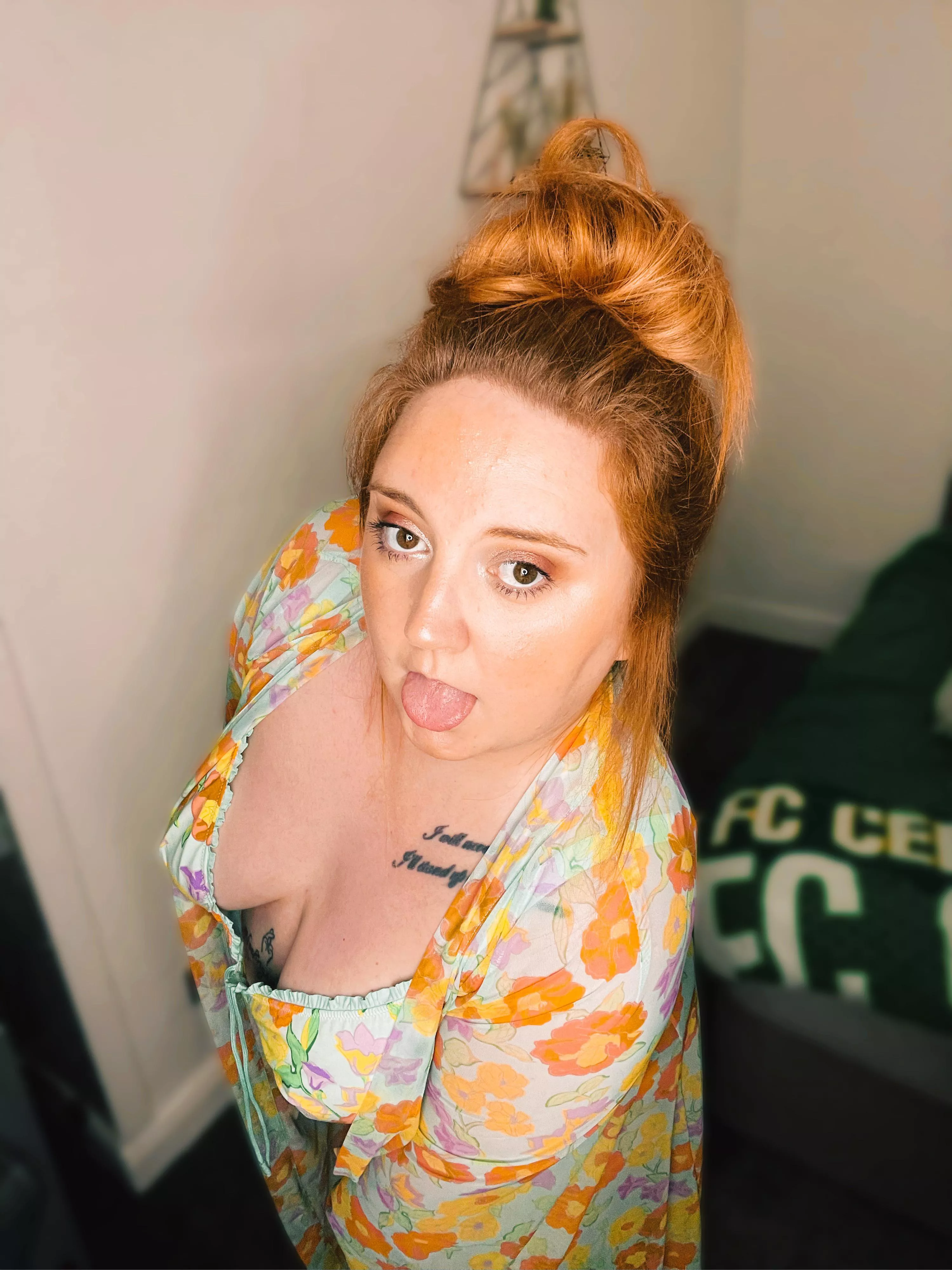 too much cleavage?