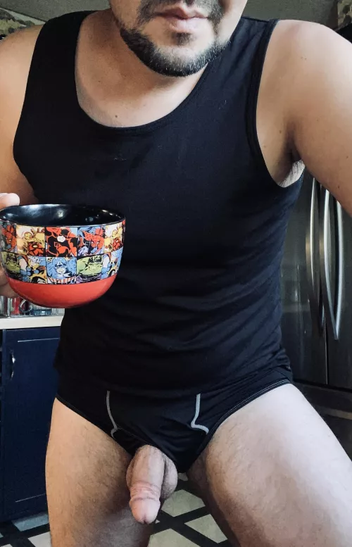 Could use a warm mouth while I finish my coffee. 🥱☕️😏