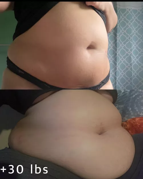Gained 30lbs in 2 months 🥵
