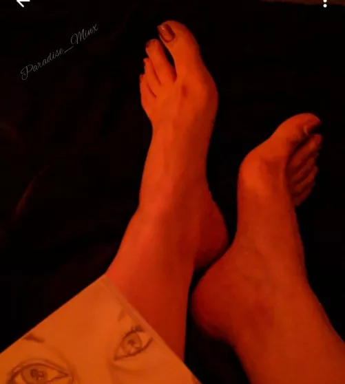 I'm in bed waiting for you