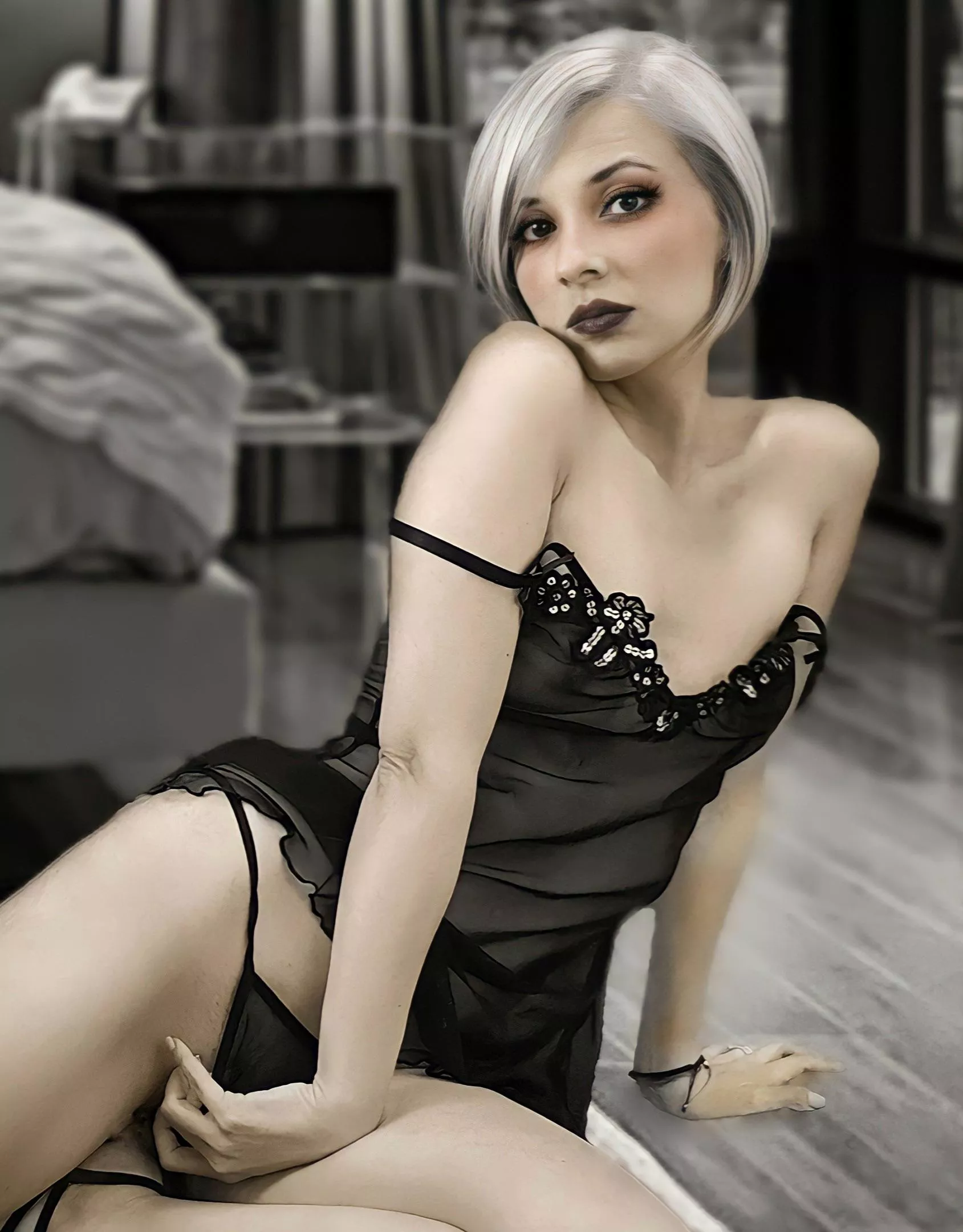 Into dark colors…