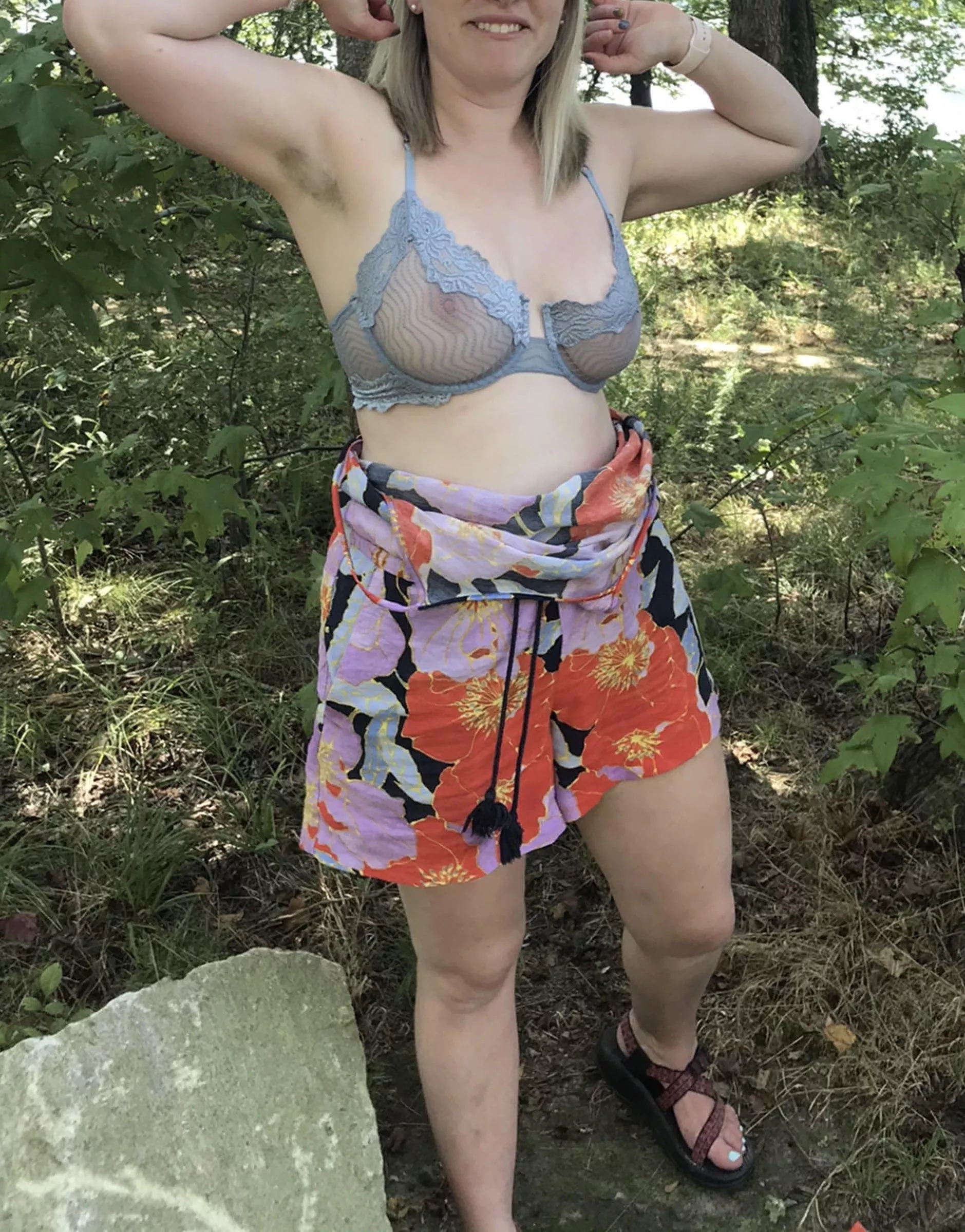 Just a hairy nature lover in her natural habitat!