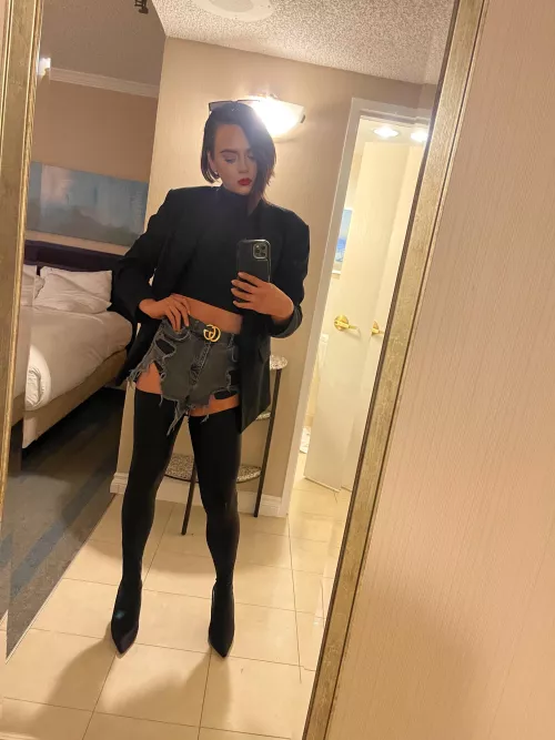 One last pic before hrt 🖤