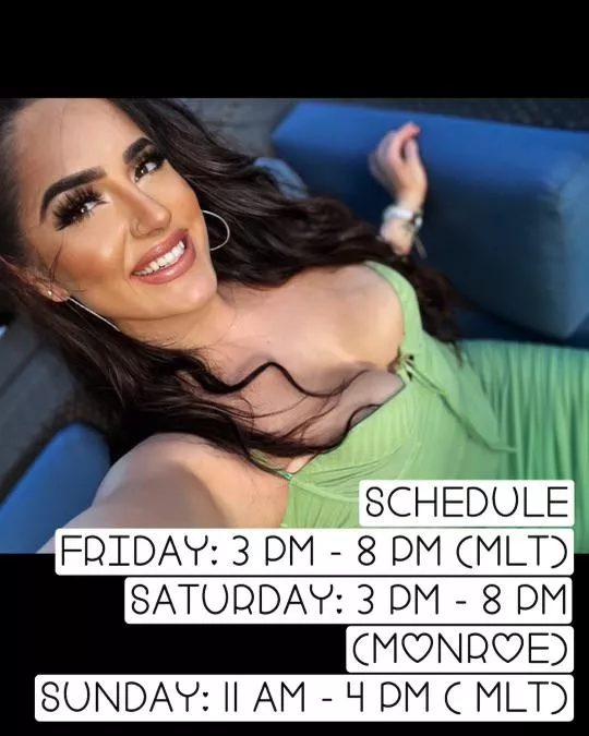 @bbygurlsunshyne_backup I’m back! Miami was a blast but I can’t wait to see you again💋 Come welcome me home this week @paradisespresso 🌴💕 Friday: 3 pm - 8 pm in MLT Saturday: 3 pm - 8 pm in Monroe Sunday: 11 am - 4 pm in MLT Posting more on @bbygurlsunshyne_backup I’m back! Miami was a blast but I can’t wait to see you again💋 Come welcome me home this week @paradisespresso 🌴💕 Friday: 3 pm - 8 pm in MLT Saturday: 3 pm - 8 pm in Monroe Sunday: 11 am - 4 pm in MLT Posting more on