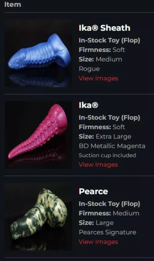 First Bad Dragon order