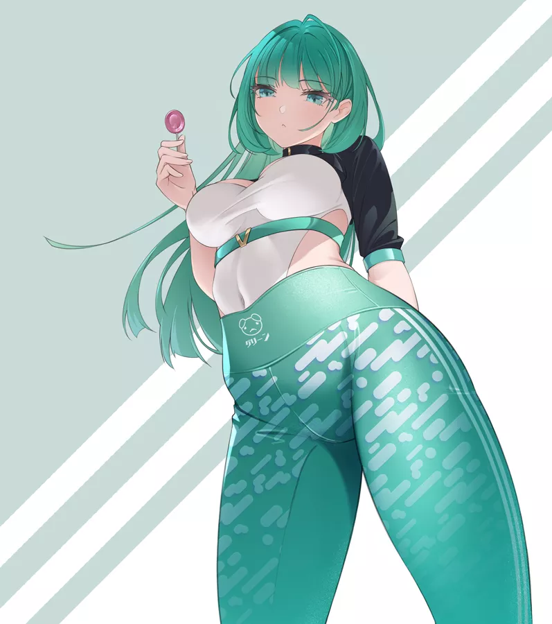 Green Yoga Pants