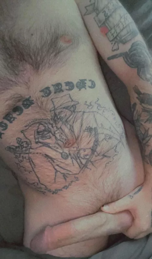 I want your cum dripping down this cock 😈